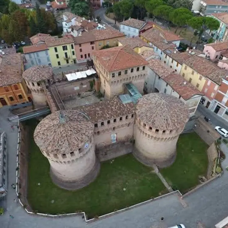 veduta aerea della rocca sforzesca veduta aerea della rocca sforzesca di riolo terme